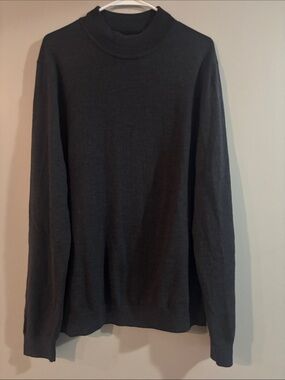 Nordstrom Charcoal Gray Turtleneck Sweater